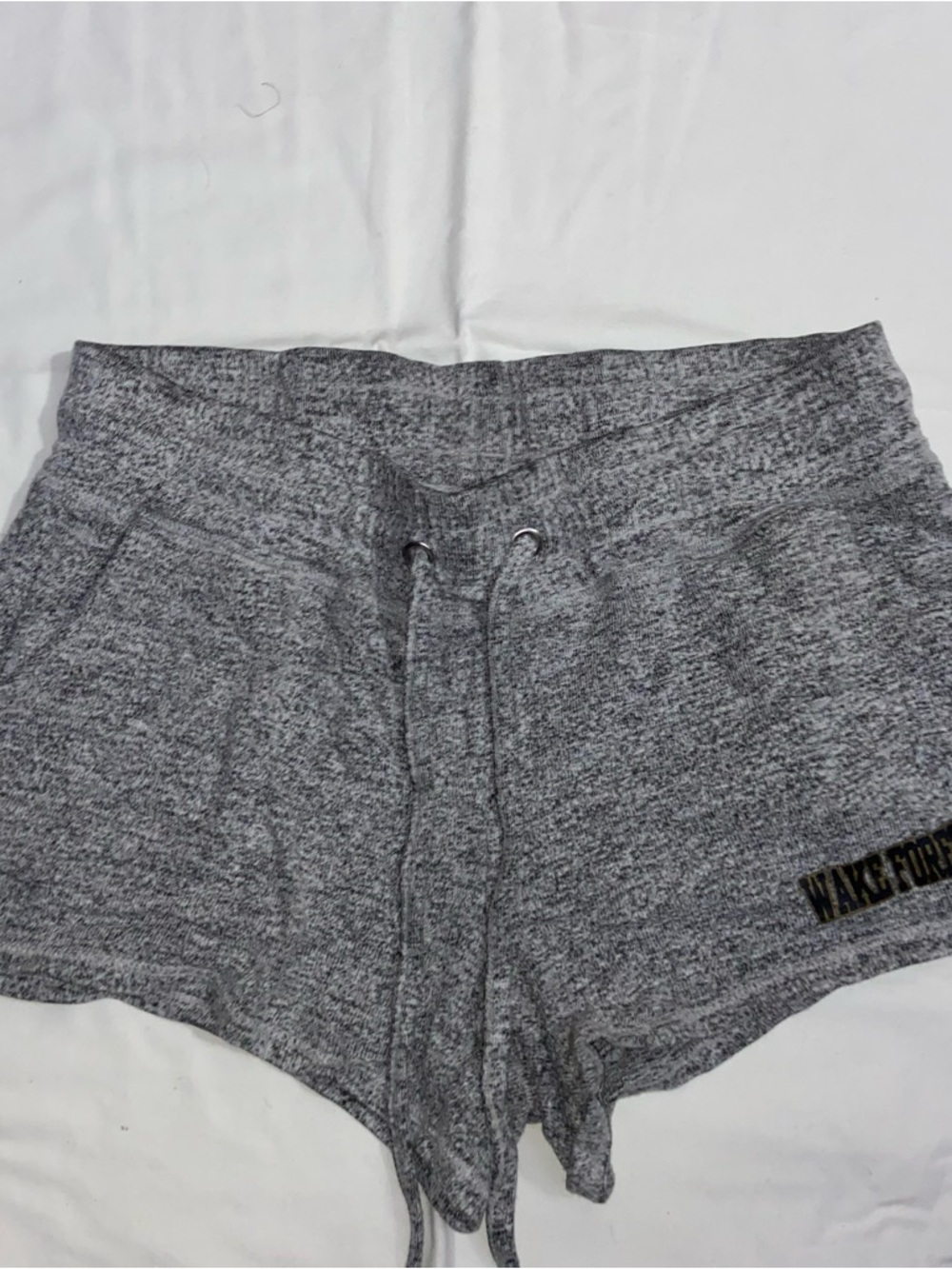 Gray Women's Knit Drawstring Shorts Size XS